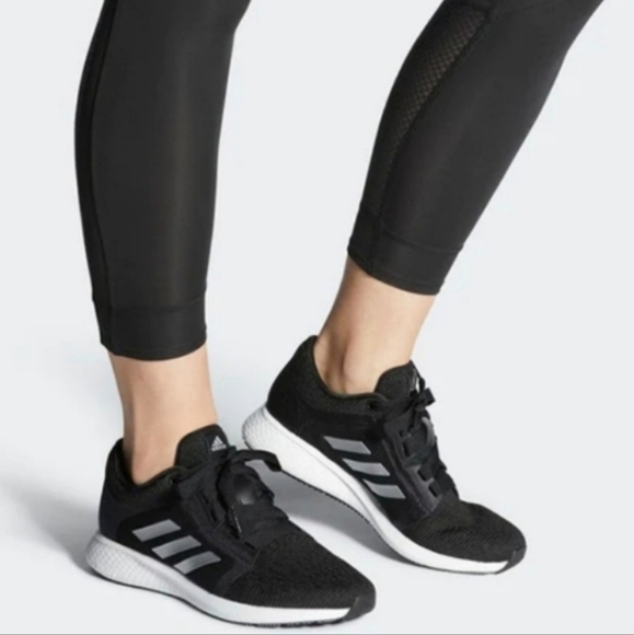 adidas Shoes - Adidas Lux Edge Black Low Shoes Sneakers 4 Size 6 NWT